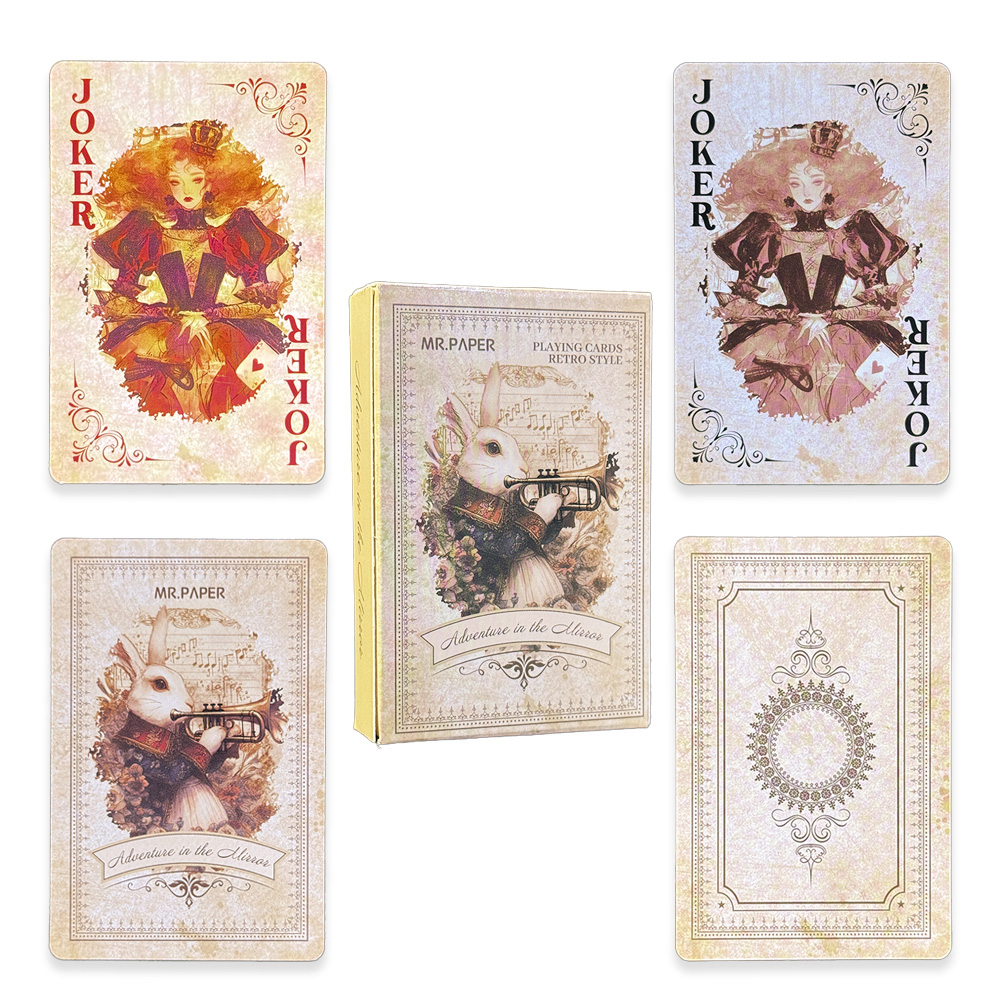 Vintage Collectible Playing Cards - 55 Buah Kartu Remi Alice in