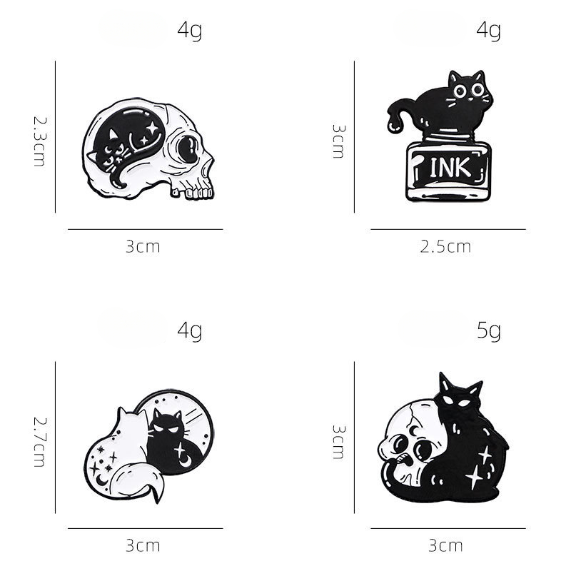 Koleksi Kucing Hitam Lucu Tana - Collectible Vintage Brooches ulasan dan harga