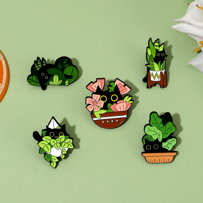 Koleksi Kucing Hitam Lucu Tana - Collectible Vintage Brooches ulasan dan harga