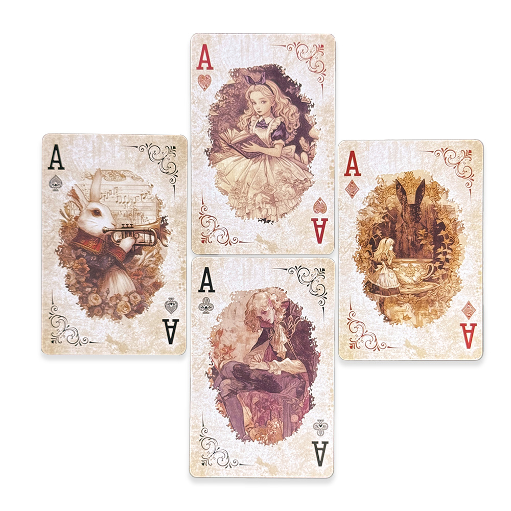 55 Buah Kartu Remi Alice in Wo - Vintage Collectible Playing Cards ulasan dan harga