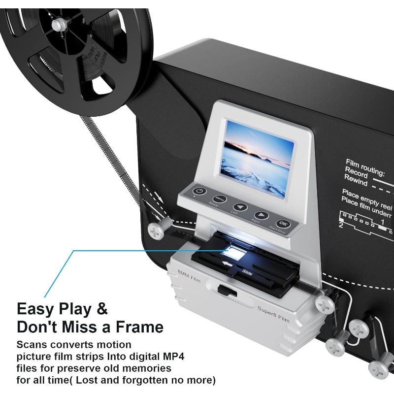 Konverter Film 8mm & Super 8 k - Super 8 Film Reel ulasan dan harga