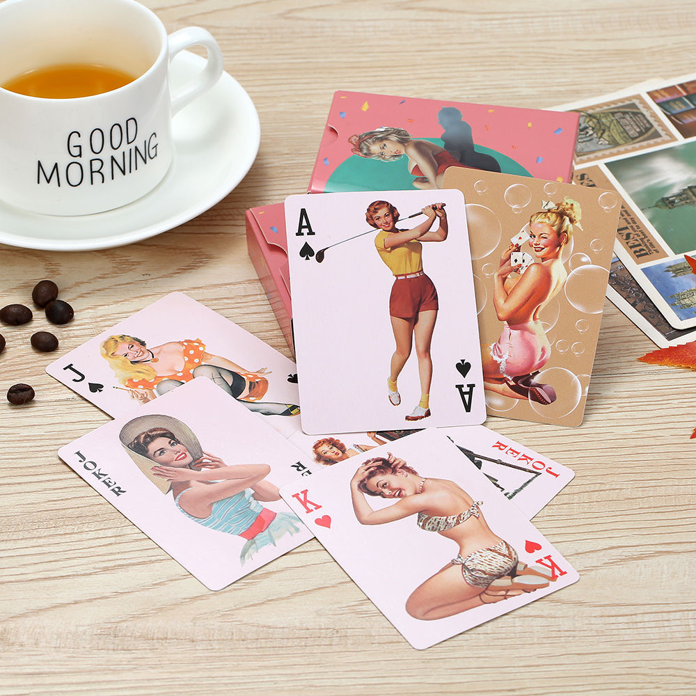 Kartu Remi Kecantikan Bikini S - Vintage Collectible Playing Cards ulasan dan harga