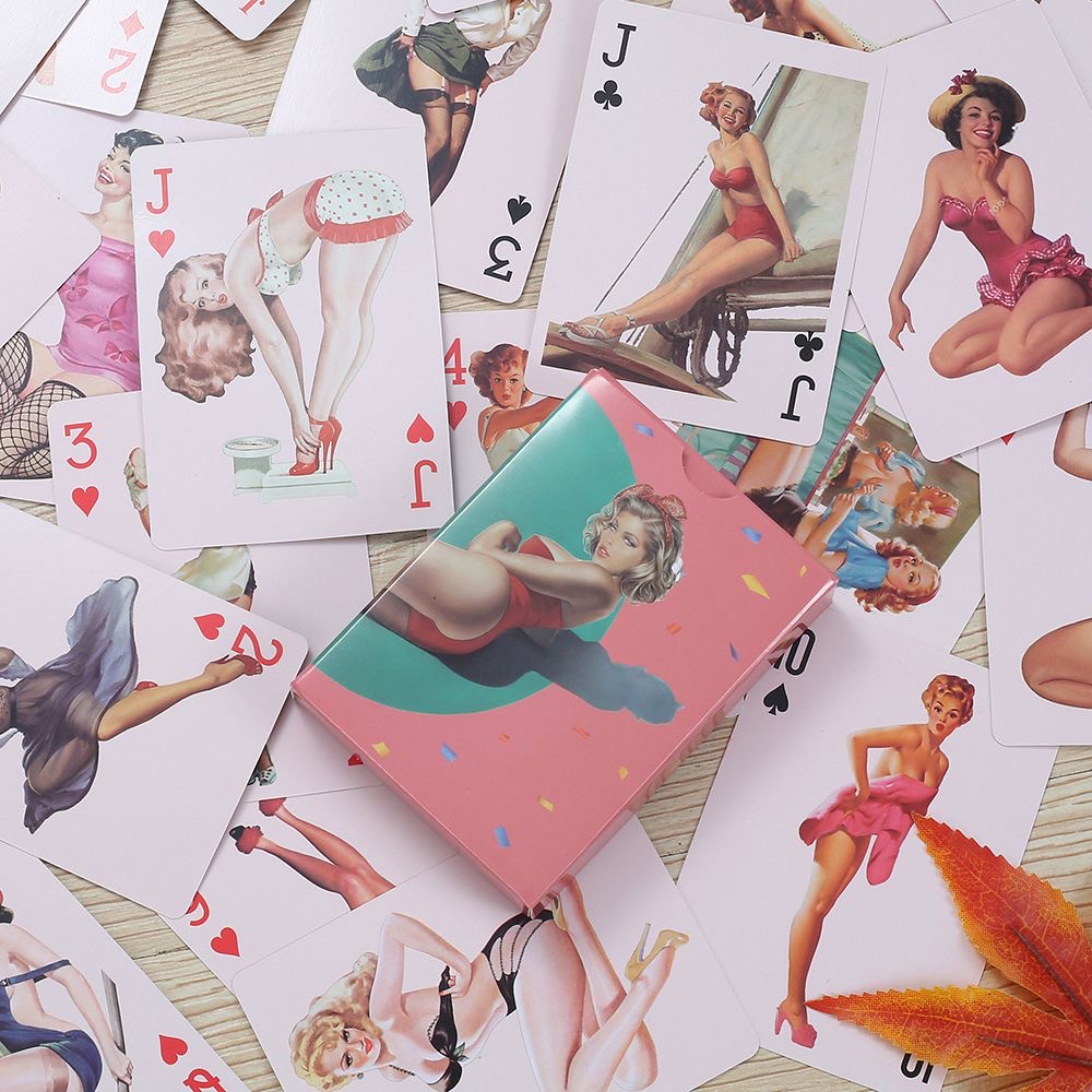 Kartu Remi Kecantikan Bikini S - Vintage Collectible Playing Cards ulasan dan harga