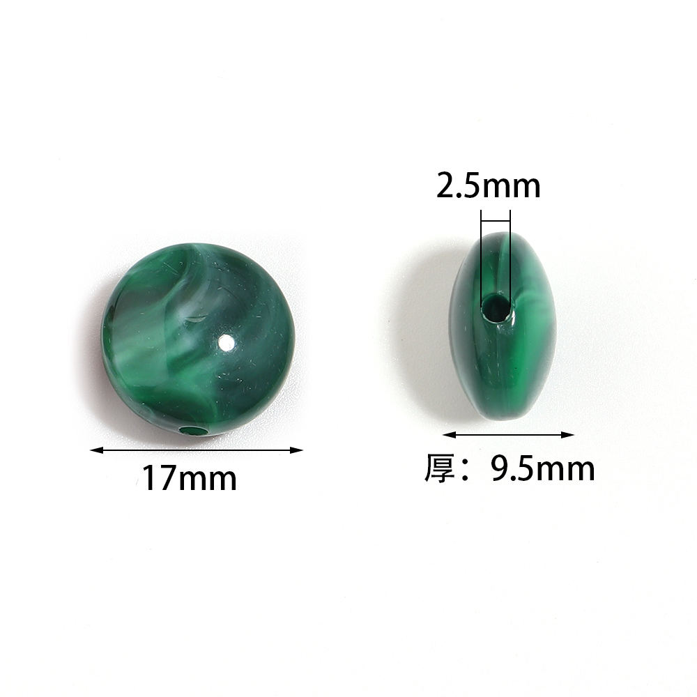 10 Buah 17Mm Manik Akrilik Bul - Vintage Jewelry Collection ulasan dan harga